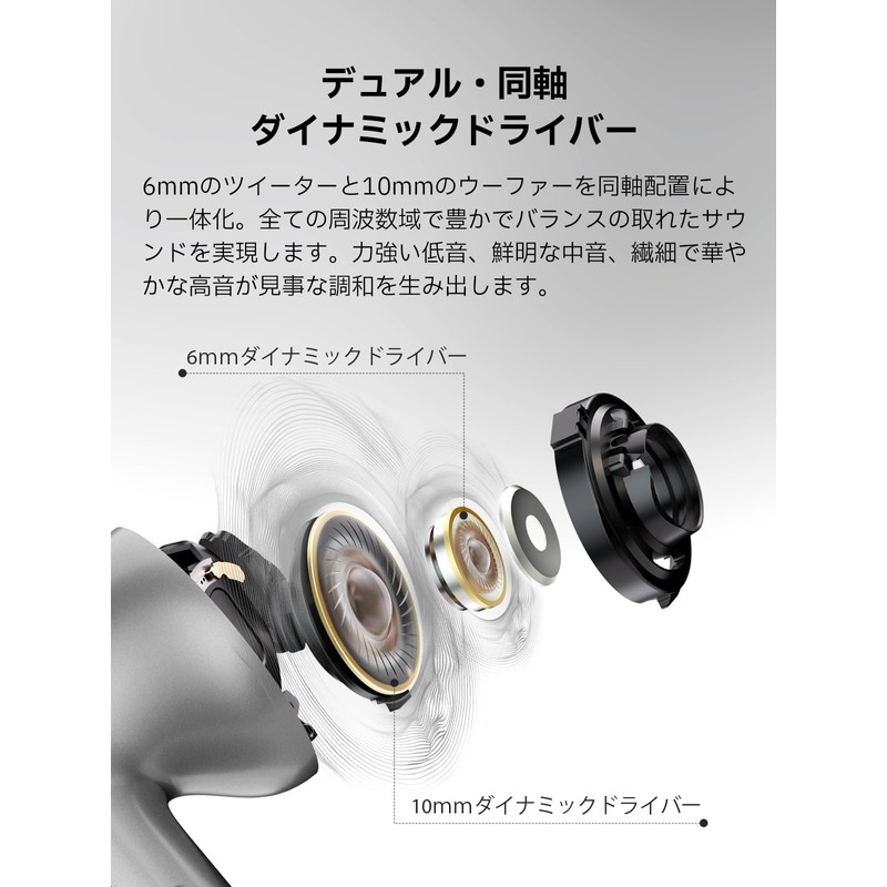 EDIFIER EvoBuds Pro Wireless Earbuds, In-Ear Noise Cancelling, Bluetooth 6.0,