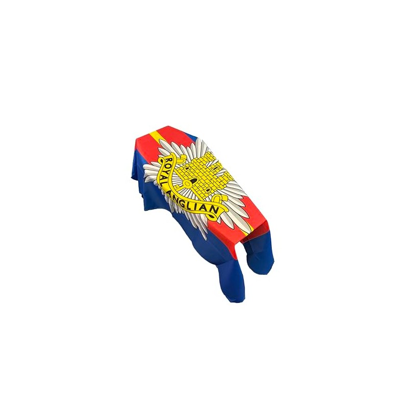 Royal Anglian Regiment Coffin Drape Flag