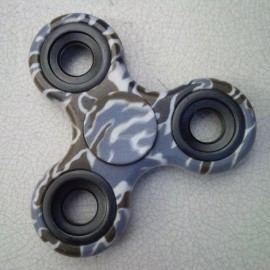 checkys deals grey camouflage Hand Spinner Tri Fidget Spinner Ceramic EDC Focus Toy Kids Adult