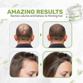 Herbishh Ginger Hair Revitalizing Shampoo Jar with Deep Sea Salt – Anti Dandruff Shampoo for Weak, Brittle Hair & Dry Scalp – Boosts Hair Growth & Free from Mineral & Silicon Oil, 17.6 oz