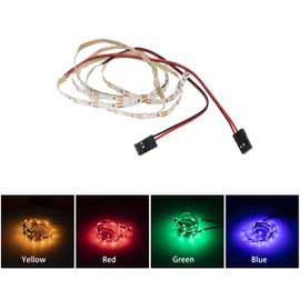 DKKY LED Strip Colored Light Strip for RC Fixed Wing Airplane Flying Wing Plane AR Wing Drone Model Car Truck (Red)