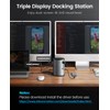 ORICO USB-C Triple Monitor Docking Station with 3 HDMI Ports,