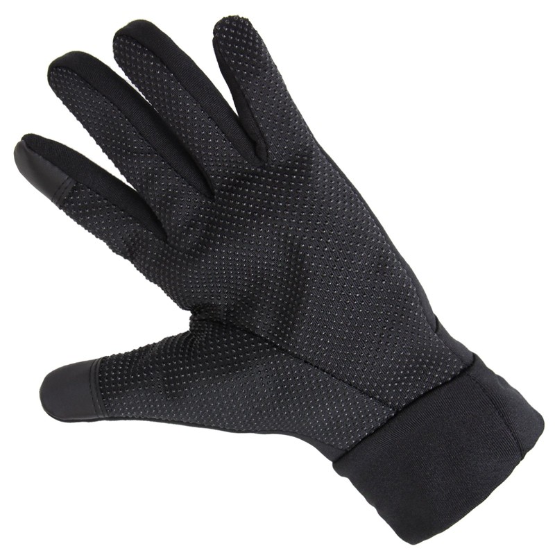 ALPIDEX Softshell Gloves Touchscreen Function Running Gloves for Men and
