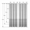 Moonslim Brown Gray Blackout Curtains, Grey Rustic Abstract Rustic Farmhouse