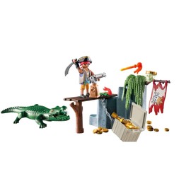 Playmobil 71473 Pirata con caimán