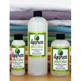 Dyepress Poly-T Plus Poly Sublimation Spray Coating 100% Cotton/Blends  - 32 oz Spray (8 oz concentrate)