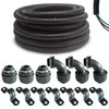 (1/2" Dia * 25 Feet) Yariwiz Black Special Extra Flexible