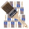 Vermeer 12 Pack - 2.5" Flat Brushes for All Latex