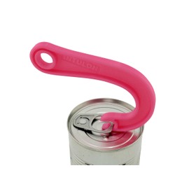 Can Tab Opener, Hook Tab Lifter by Intulon, Manual Ring Puller for Soup, Beans, and Pet Food Cans, Kitchen Gadget (Pink)