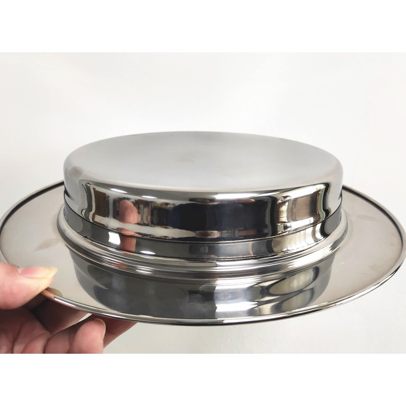 Polished Stainless Steel Communion Tray Plate for Churches,Stackable Communion Bread