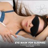 3D Contoured Eye Mask for Women and Men Total Darkness
