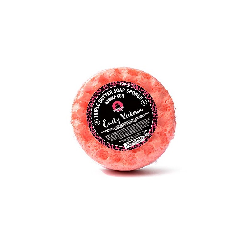 Emily Victoria Bubblegum Sweet Scented Soap Sponge with 3 Butter