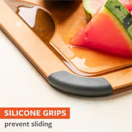 Full Circle Chop To It Everyday Cutting Board – Medium 11”x14" – Dishwasher Safe, Reversible & Lightweight, Naturally Bonded Kraft Paper, Non-Slip Feet with Juice Groove