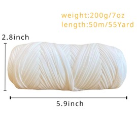 3 Pack 600g Polyester Blanket Yarn t Shirt Yarn Tshirt Yarn for Crochet t-Shirt Yarn Fabric Yarn T-Shirt Crochet Yarn for DIY Knitting Crochet Cloth Blanket Bag Dolls (3 Pack,Sky)