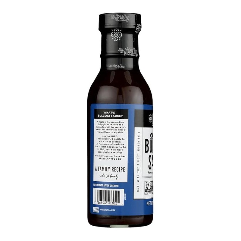 LUCKY FOODS Bulgogi Sauce, 15 Ounce (1 bottle)