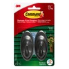 Command Outdoor Terrace Hooks, 2 Hooks and 4 Command Strips,