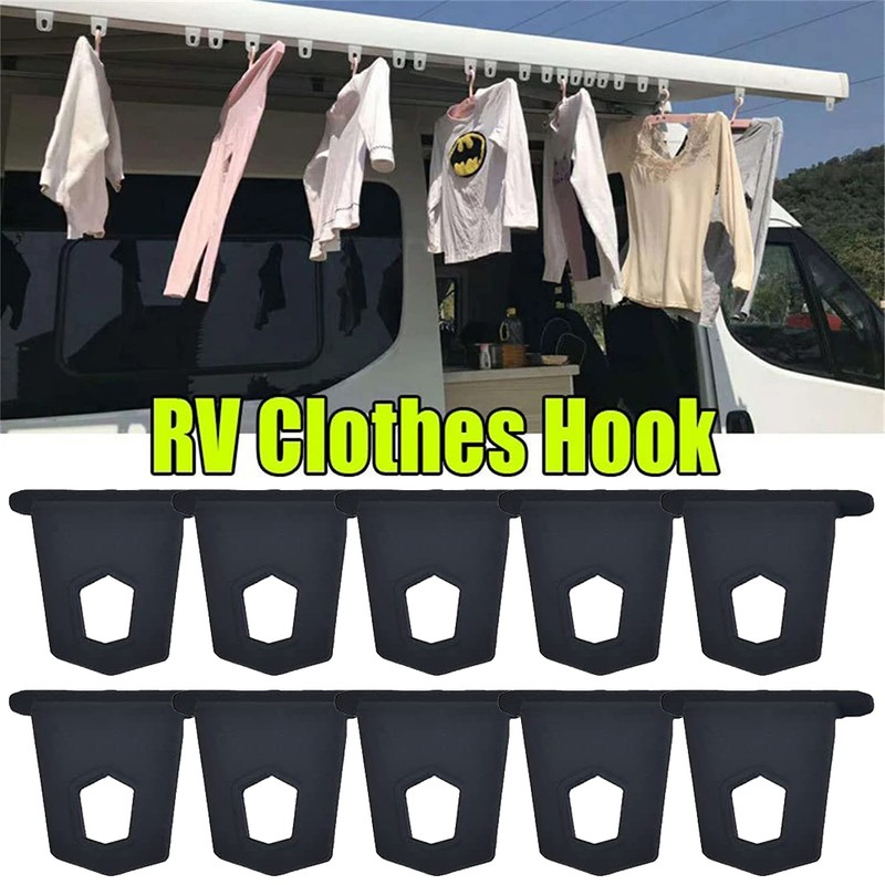 10pcs Outdoor RV Awning Hangers RV Awning Hooks S Shaped