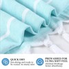 Moukeren 6 Pcs Turkish Beach Towels 35 x 71 Inch