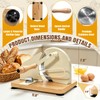 Manual Bread Slicer for Homemade Sourdough Bread, Hand Crank Bread