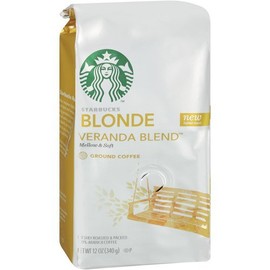 Starbucks, Blonde Roast, Veranda Blend, 12oz Bag (Pack of 2)