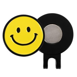 Don Flyee Smile Mark Niconico Golf Marker Hat with Clip Magnet Cute Alloy E0059