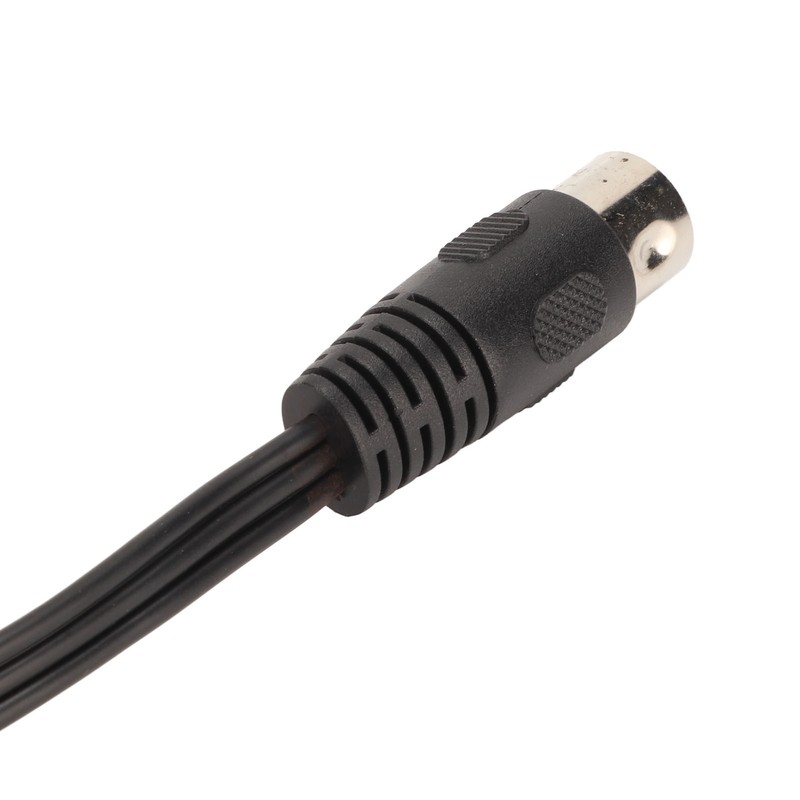 DIN 5Pin Male to 2 RCA Female and 3.5mm Cable