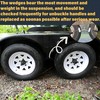 Trailer Shackle Kit,Heavy Duty Tandem Trailer Axle Shackle Kit, Dual