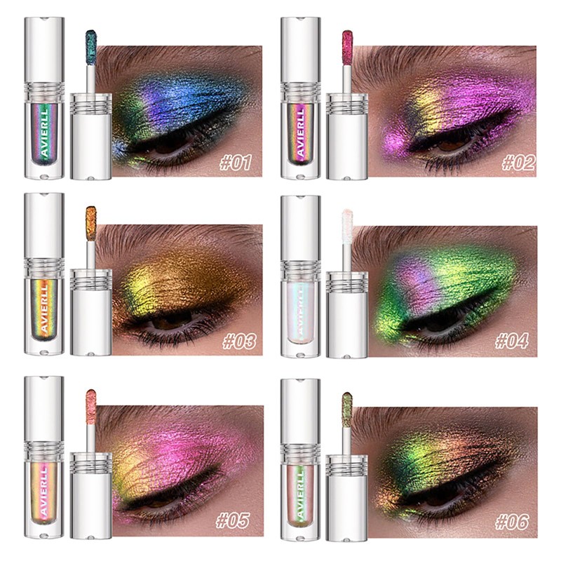 EnMart Pack of 3 Liquid Eyeshadow, Diamond Shiny Liquid Eyeshadow