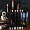Eldnacele LED Taper Candles with Timer Function, Flickering Flame, LED