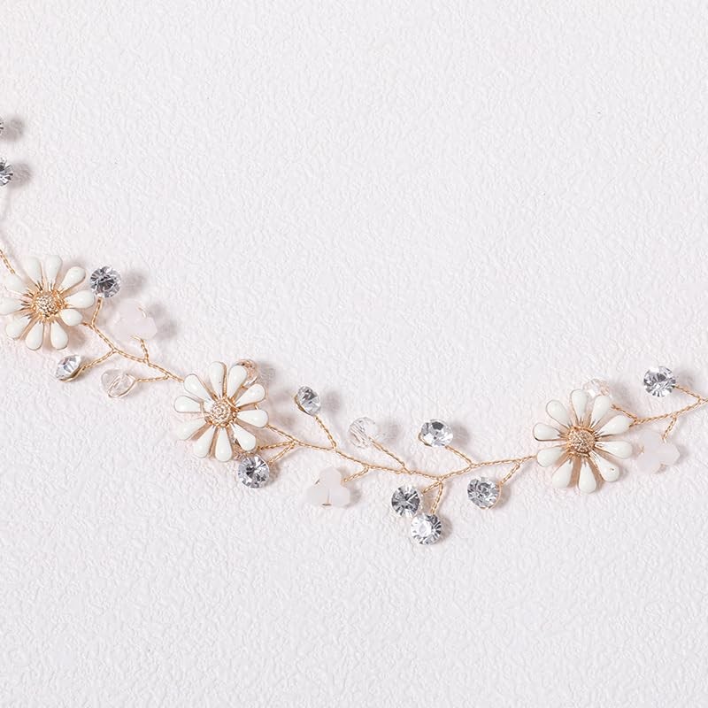 Headband for Women Rhinestones and Headpiece for Wedding Brides Hai