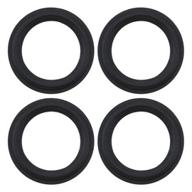 ECSiNG 4PCS 6.5 Inch Speaker Foam Edge Surround Replacement Part Speaker Surrounds Repair Kit Inner Diameter 106mm Outer Diameter 152.7mm for Speaker Repair DIY Black