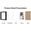 VIOLABBEY 8x10 Double Picture Frame in Black - Displays Two