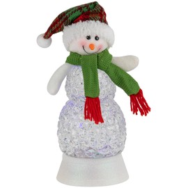 Northlight LED Lighted Acrylic Snowman Christmas Snow Globe - 11"