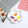 JJUNW 2 Pcs Bow Molds for Chocolate, Gummy Molds Bow