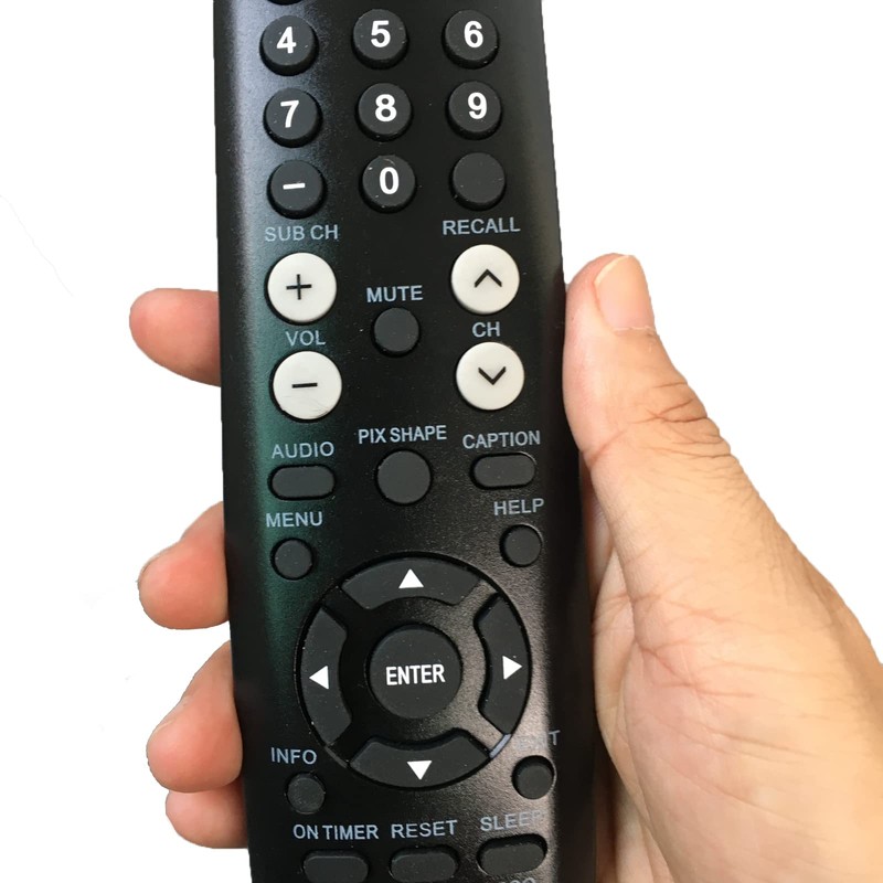 Replacement Remote Control GXHA Compatible for Sanyo TV DP50843 DP55D33