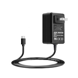Marg USB-C AC/DC Adapter for Sharper Image 1018395 101-8395 Powerboost Max Li-ion Battery Massage Deep Tissue Handheld Percussion Massager USB Type C USBC Power Supply Cord Charger