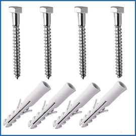 Satellite Dish Fixing Kit M8 x 50mm