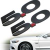 Pair Set 5.0 Liter Door Fender Emblem Badge Right Left