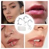 Sticker Earrings, Set of 9, Fake Mouth, Fake Earrings, Sticker
