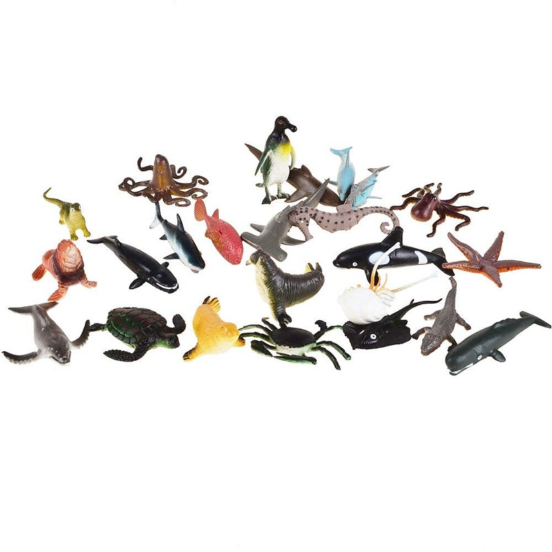 BOHS Assorted Sea Animals Ocean Marine Life Creatures Toy Figures