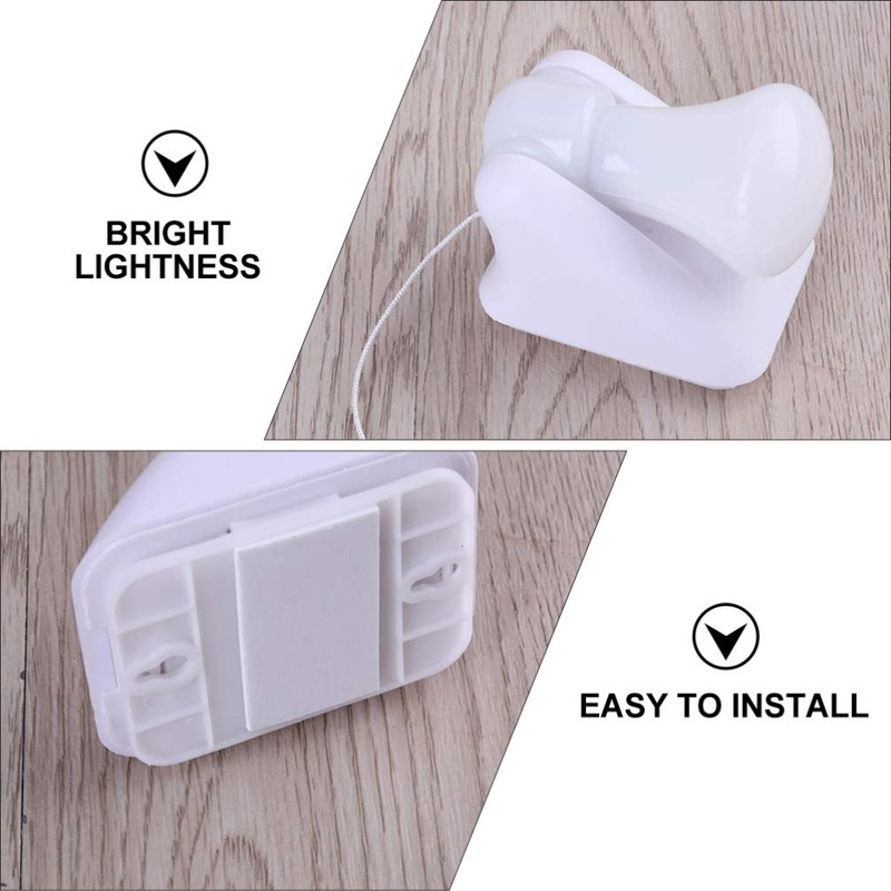 OSALADI Led Tent Light Portable Battery Operated Pull-Cord Lantern for