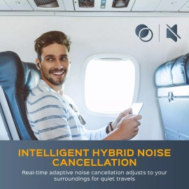 TREBLAB X9 Pro - Wireless earbuds with 6 AI Mics for Calls, 50H Playtime