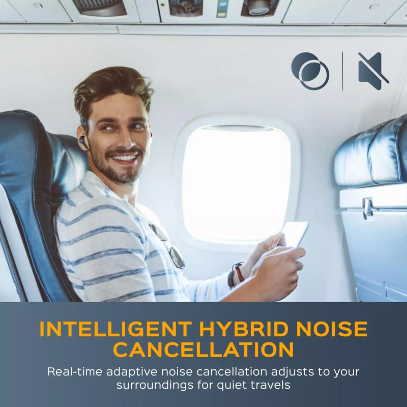 TREBLAB X9 Pro - Wireless earbuds with 6 AI Mics