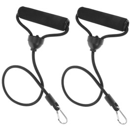 SIXHAOBU 2 x Stepper Tension Rope Exercise Bands Resistance Bands Vibration Plate Expander Bands Stepper Resistance Bands Fitness Pull Rope for Weightlifting, Strength Training, Muscle Building