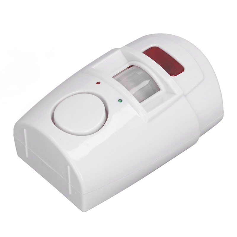 Outdoor Motion Sensor Alarm Anti Theft Remote Control Sound Light