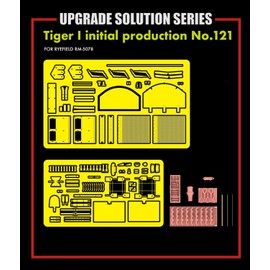 Lifield Model RFM2038 1/35 Tiger I Early Model No. 121 Upgrade Parts Set (RFM5078) Plastic Model Parts