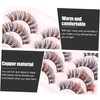 Baluue Sets Women's Makeup Eyelashes Natural Look False Eyelashes Fluffy