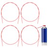 4 Pcs Spray Can Replacement Straws, 51inch Flexible Spray Extension