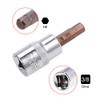 sourcing map 2 Pcs 3/8" Drive x 6mm Hex Bit