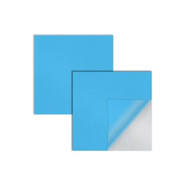 LAVMHAB 6063 Aluminum Sheet, 150mm x 150mm Rectangle Aluminum Plate 0.8mm Thick Flat Metal Plates with Protective Film (2Pcs)